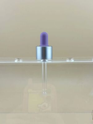 Customized 18/412 Essential Oil Bottle Glass Pipette Dropper Plastic PP Smooth Dropper