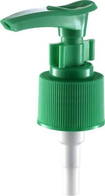 24/410 Green Custom PP Material Lotion Dispenser Pump with Clip Lock for Liquid Soap Skin Care Lotion