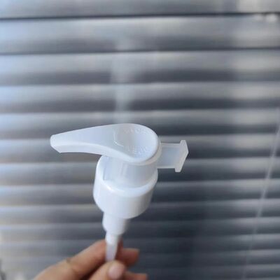All Full Plastic Without Metal Spring Facial Cleanser Lotion Pump with Clip Lock