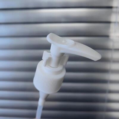 Custom 24/410 Lotion Pump Clip Lock White Colour Plastic Lotion Dispenser Lotion Pumps for Shampoo Liquid Soap