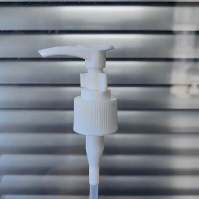 Custom 24/410 Lotion Pump Clip Lock White Colour Plastic Lotion Dispenser Lotion Pumps for Shampoo Liquid Soap