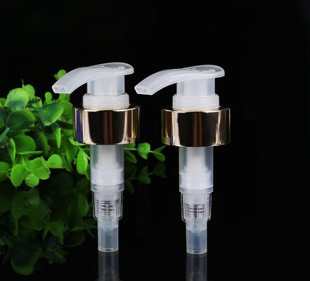 Cosmetic Packaging Aluminium Plastic Gold Sprayer Pump Lotion Pump