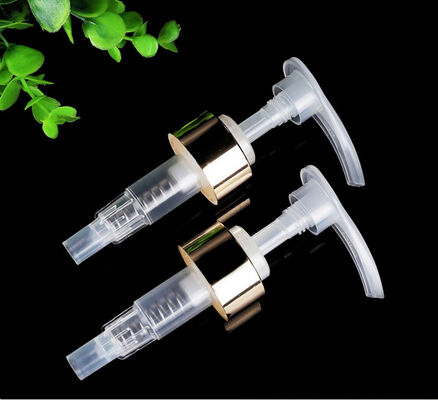 Cosmetic Packaging Aluminium Plastic Gold Sprayer Pump Lotion Pump