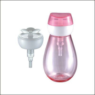 Plastic Flower Nail Pump Water Bottle Pet 150ml