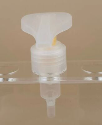 Clear Left-Right Lock Lotion Pump for Skincare