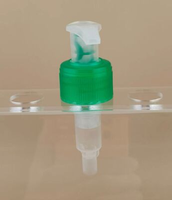 New Design Clear and Green Left-Right Lotion Pump for Shampoo