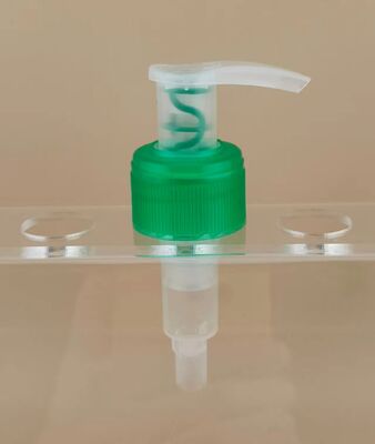 New Design Clear and Green Left-Right Lotion Pump for Shampoo
