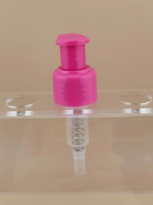 New Design Pink Left-Right Lock Lotion Pump for Cosmetic