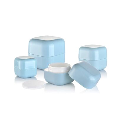 30g Wholesale Cosmetic Skin Care PP Plastic Square Jar for Cream