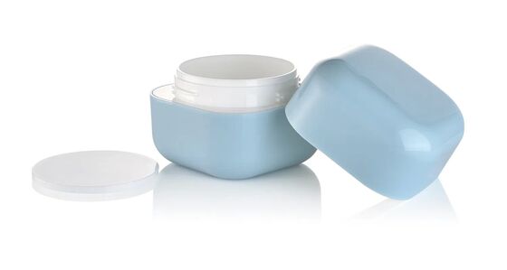 30g Wholesale Cosmetic Skin Care PP Plastic Square Jar for Cream