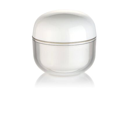 OEM White PP 30g Cream Cosmetic Round Jar with Cap for Cosmetic