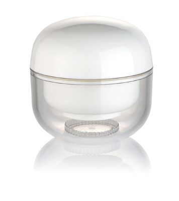 OEM White PP 30g Cream Cosmetic Round Jar with Cap for Cosmetic
