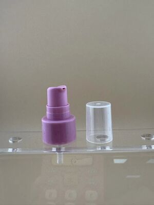 Lotion Treatment Pump with Half Cap Purple Cosmetic Packaging 20/410 Cream Pump