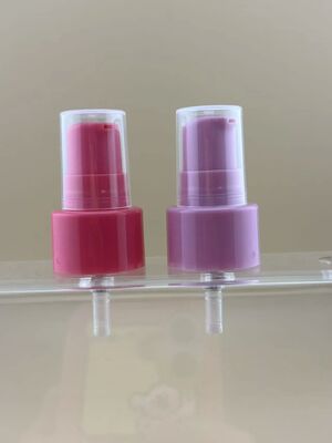 Lotion Treatment Pump with Half Cap Purple Cosmetic Packaging 20/410 Cream Pump