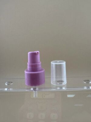 Lotion Treatment Pump with Half Cap Purple Cosmetic Packaging 20/410 Cream Pump