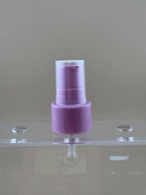 Lotion Treatment Pump with Half Cap Purple Cosmetic Packaging 20/410 Cream Pump