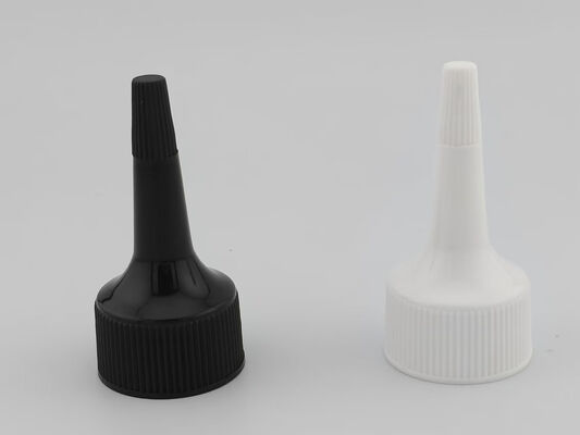 Bottle Dispenser Cover 24mm White Ribbed Closure Screw Cap