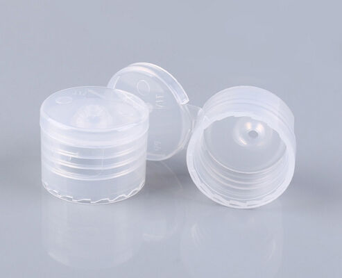 Smooth Surface Bottle Lid 24 28mm Squeeze Shampoo Bottle Plastic Flip Cap
