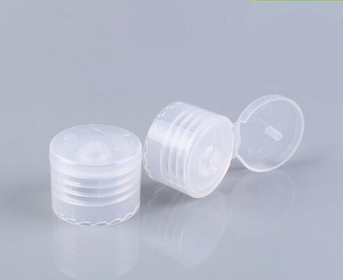 Smooth Surface Bottle Lid 24 28mm Squeeze Shampoo Bottle Plastic Flip Cap