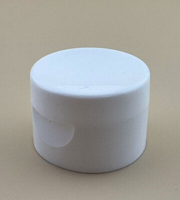 White Cosmetic Bottle Cap 28mm Bottle Cap Round Plastic for Handwashing Fluid