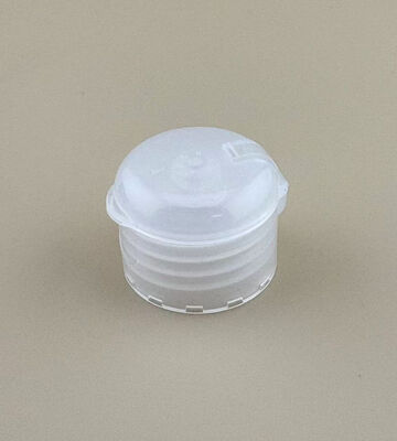 White Cosmetic Bottle Cap 28mm Bottle Cap Round Plastic for Handwashing Fluid