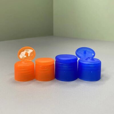 Plastic PP Colorful Detergent Screw Flip Top Cap Liquid Shampoo Bottle