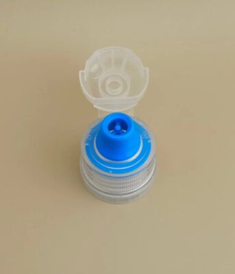 Nice Design Clear Plastic Round Ribbed Cap for Skincare Bottles