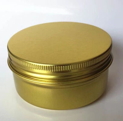 5ml 15ml 30ml 50ml 100ml 150ml 200ml Aluminium Container Gold Aluminum Tin Jar for Cosmetic Cream Packing Metal Aluminum Jar