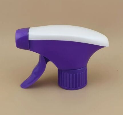 Double Color White and Purple Simple Trigger Sprayer for Household Cleaning