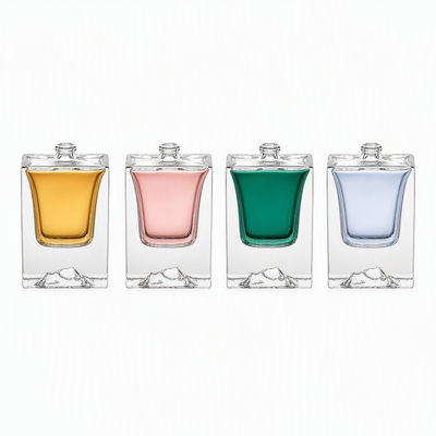 High Quality Super Clear Empty Perfume Glass 50ml Bottles Glass Perfume Bottle