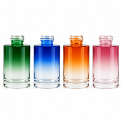 Free Sample Gradient Glass Bottle Diffuser Bottle with Stick for Aromatic Perfume Bottle