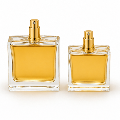 Luxury Custom Rectangular 60ml 100ml Empty Perfume Glass Bottles