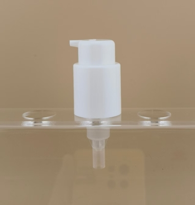 Round White Cream Pump K702-8 for Cosmetic Bottles