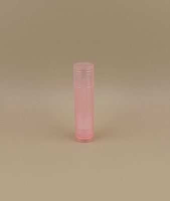 Customized Plastic Small Smooth Clear Pink Lip Balm Packaging for Lipsticks