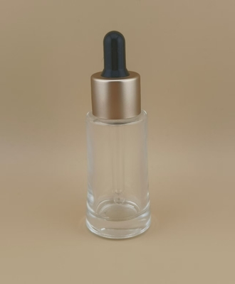 New Design Clear Smooth Truncated Pyramid Dropper Bottle for Essence