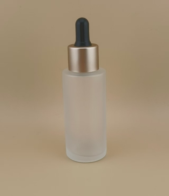Clear Matte Dropper Bottle for Lotion CRC Possible Glass Material