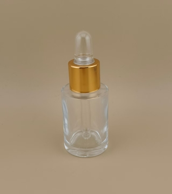 Delicate Glass Dropper Bottle For Lotion Clear Matte Design CRC Possible
