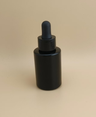 New Design Black Smooth Round Dropper Bottle K-GBL30 For Essence
