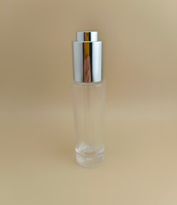Delicate Design Clear Smooth Round Long Dropper Bottle K-GBL30 for Essence