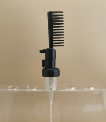 Delicate Design Black Plastic Big Foam Pump for Hairspray