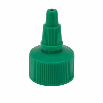 White Plastic Ribbed Jelly Cap for Paint Bottles